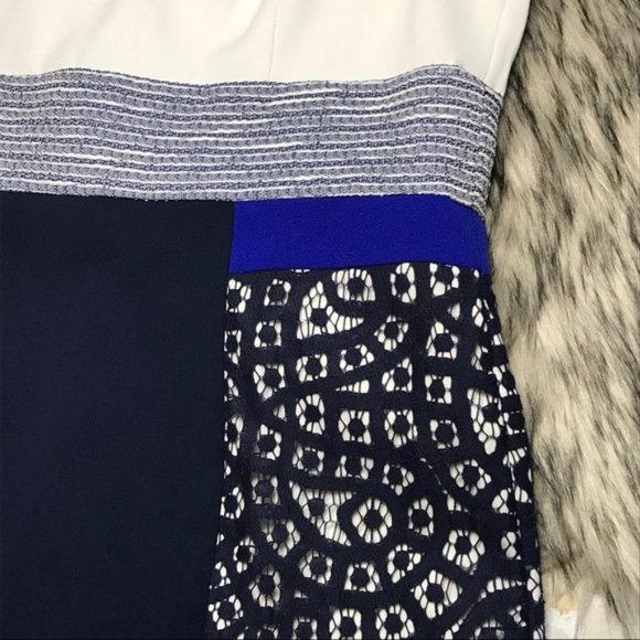 IVANKA TRUMP | Color Block Sheath Dress Size 8 - Picture 3 of 6